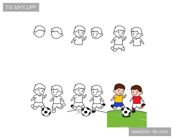 围绕踢进足球球网步骤详解的儿童简笔画绘制技巧入门指南全集版本